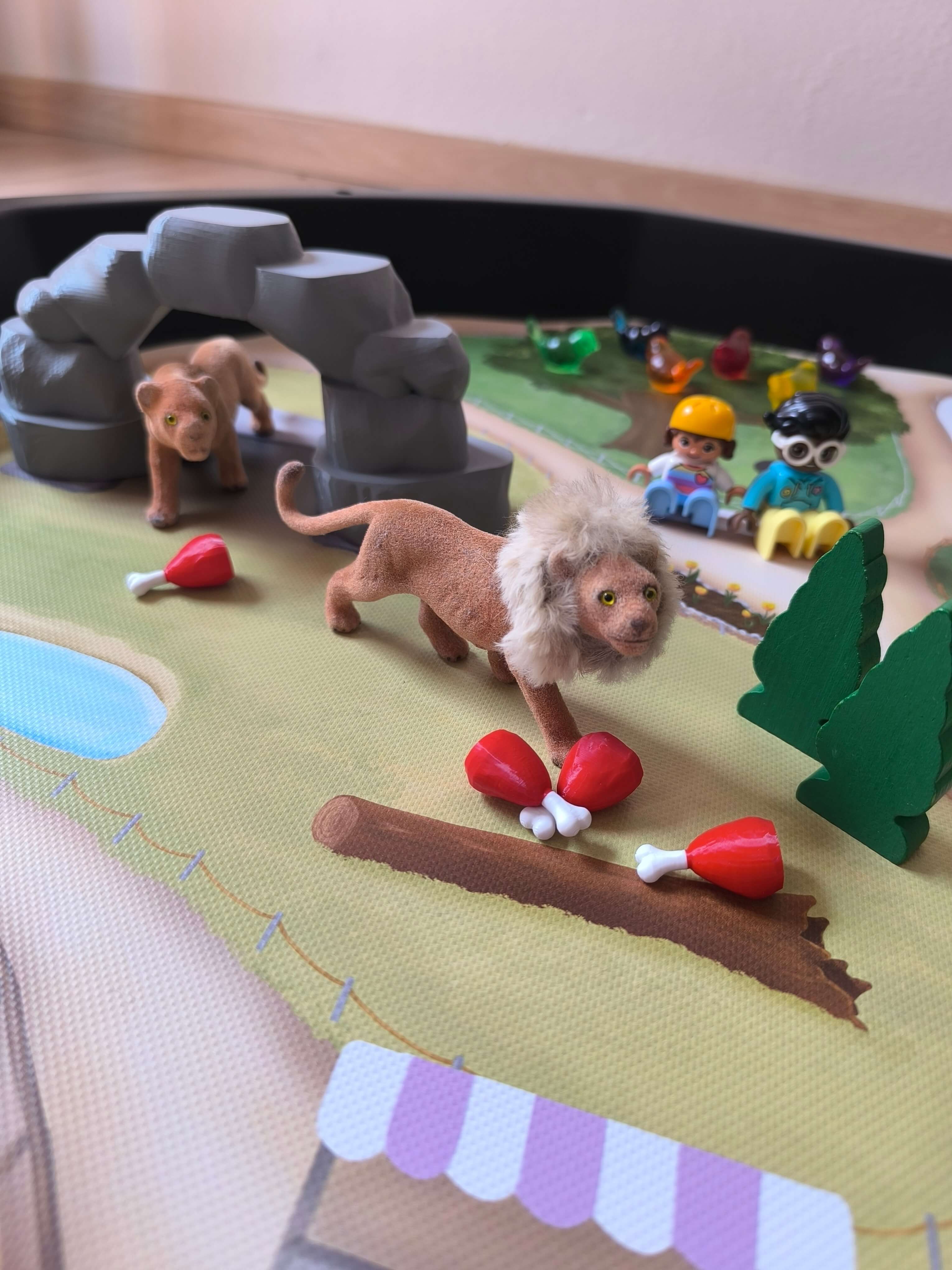 Zimní krajina  – Podložka do Tuff Tray MINI